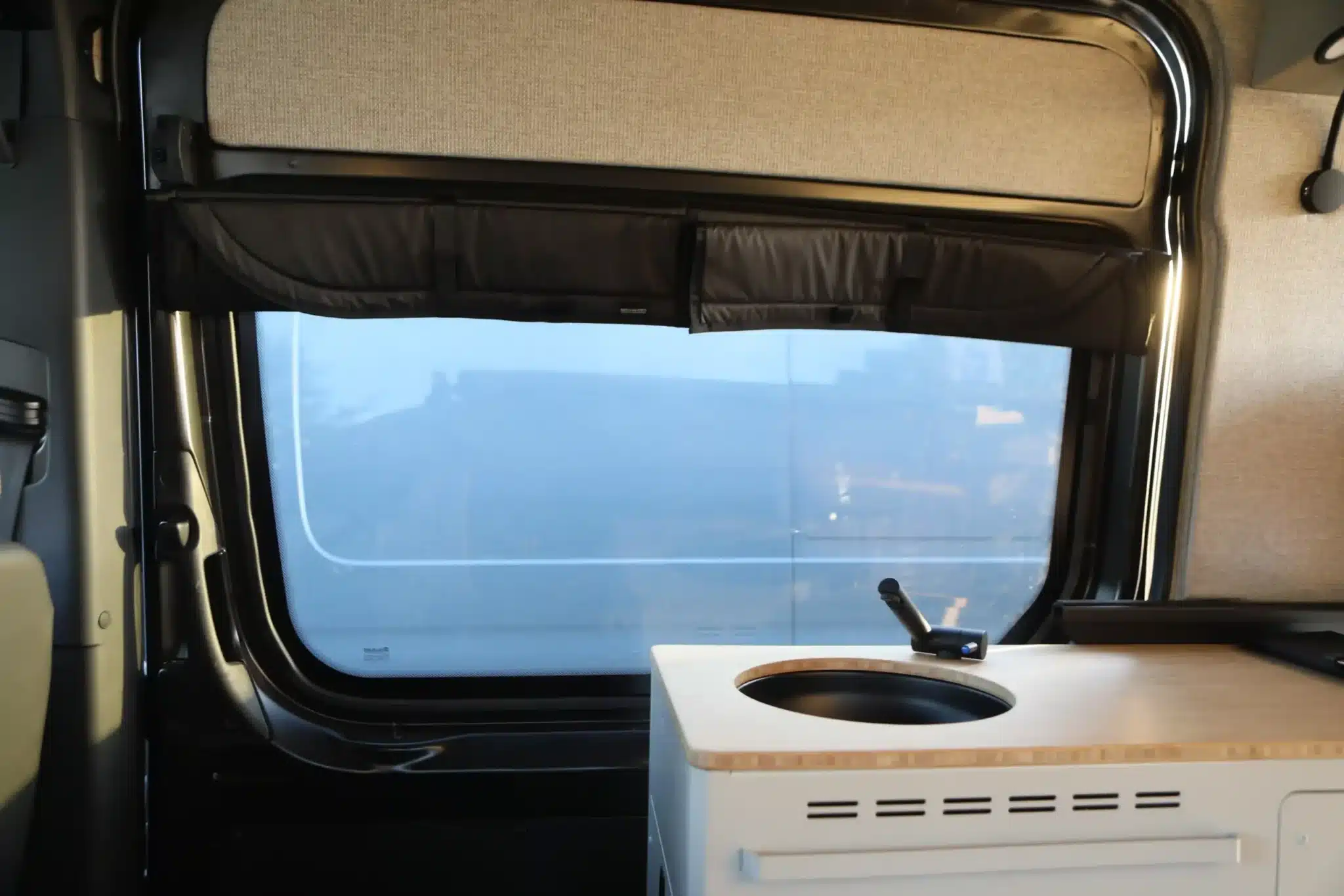 thumbnail image 2 of ZÉAUSA Thermal Insulated Window Blinds – Mercedes Sprinter 2019-2023, Sliding Door 2 of 6