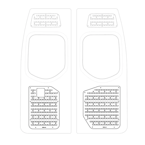 Solo Achterdeuren Molle Panelen Set - Afbeelding 3