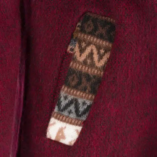 Alpaca Hoodie - Bordeaux – Bild 7