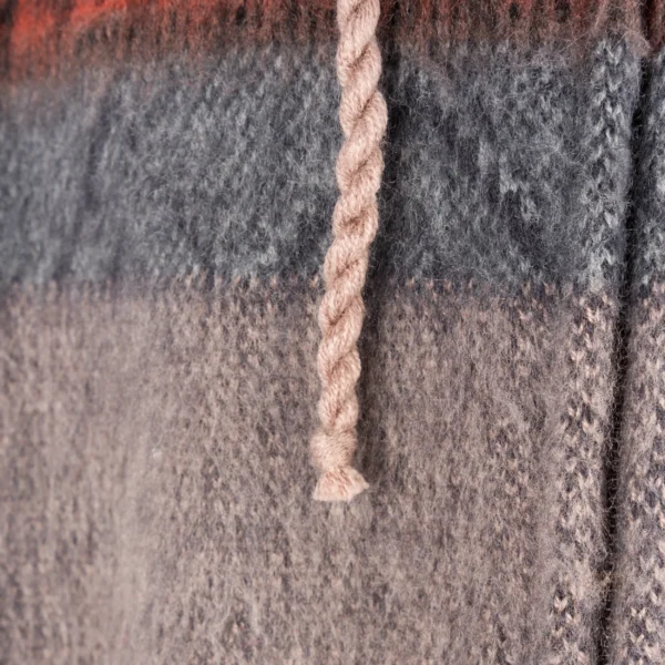 Alpaca hoodie - Taupe - Image 6