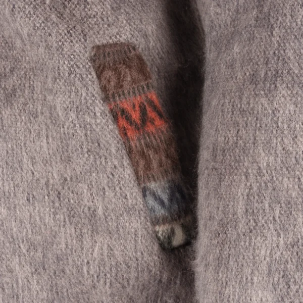 Alpaca hoodie - Taupe - Image 4