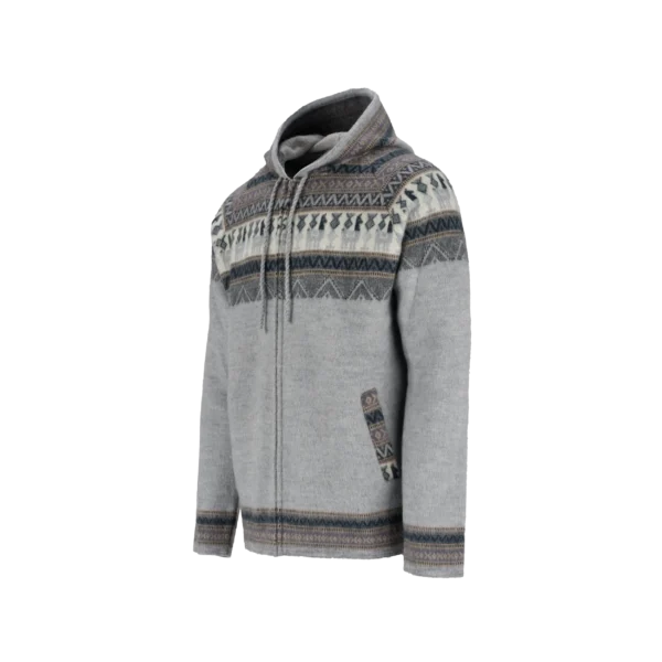 Alpaca Hoodie - Hellgrau