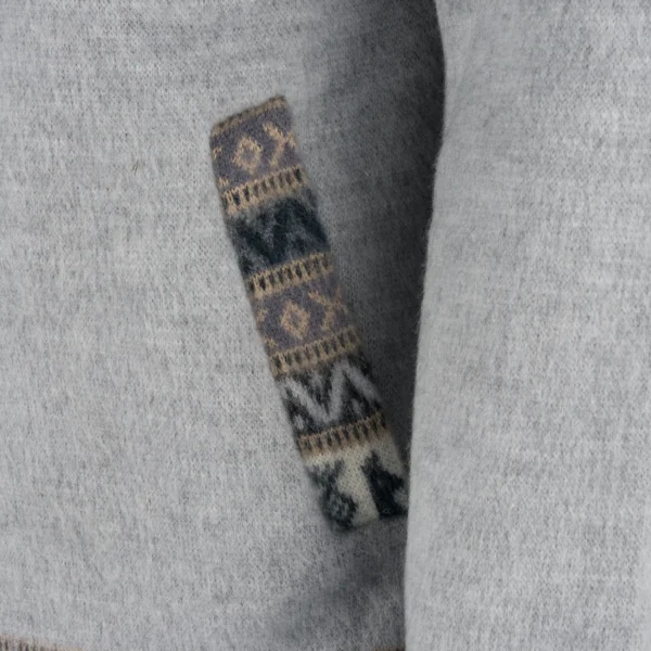 Alpaca Hoodie - Hellgrau – Bild 7