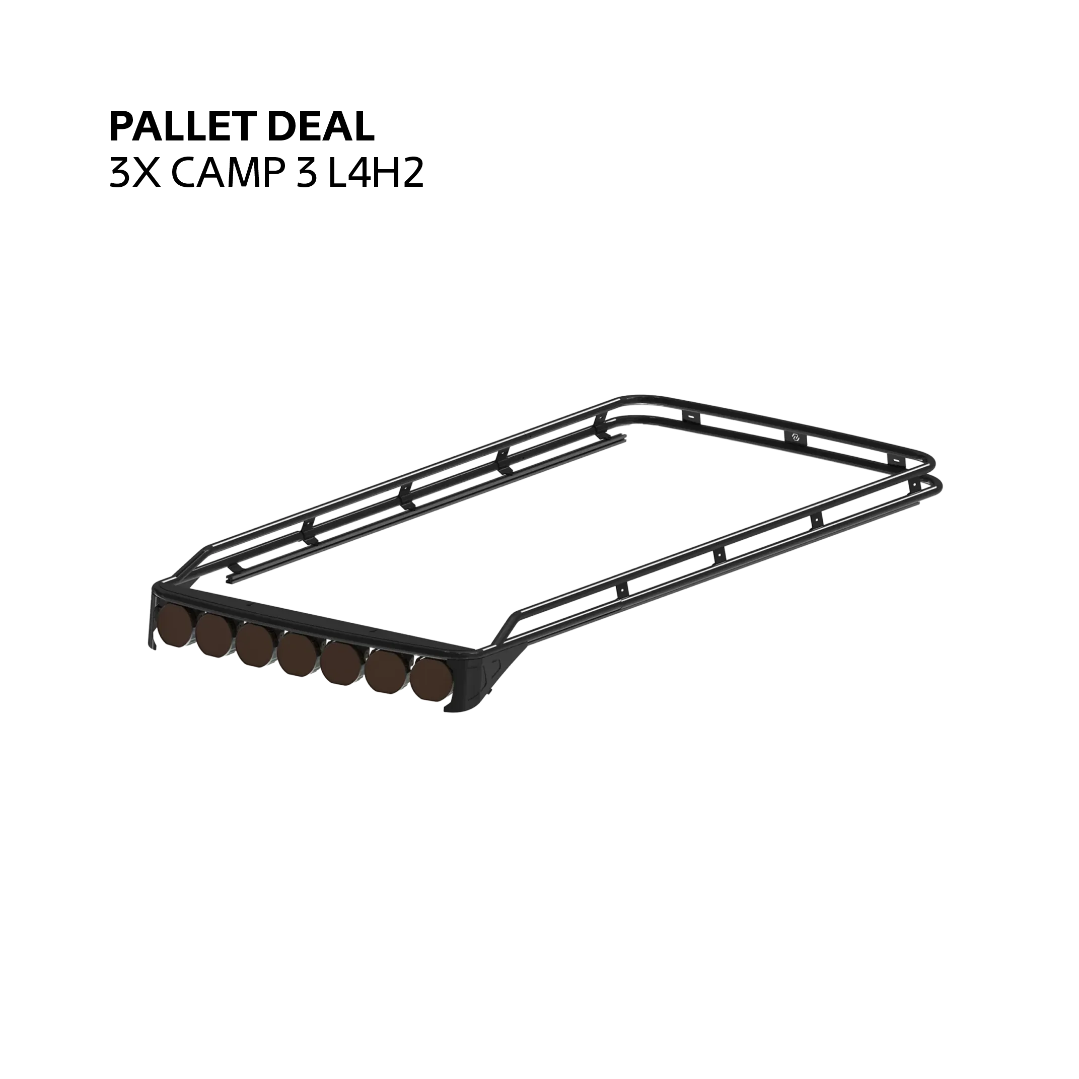 Pallet Deal 3x Camp 3 Dachträger L4H2